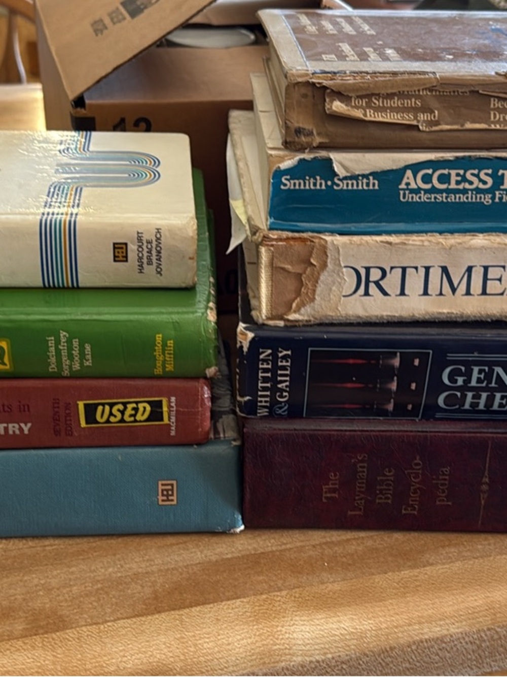 Decorative Coffee Table Books in Blue, Green, Cream, Brown